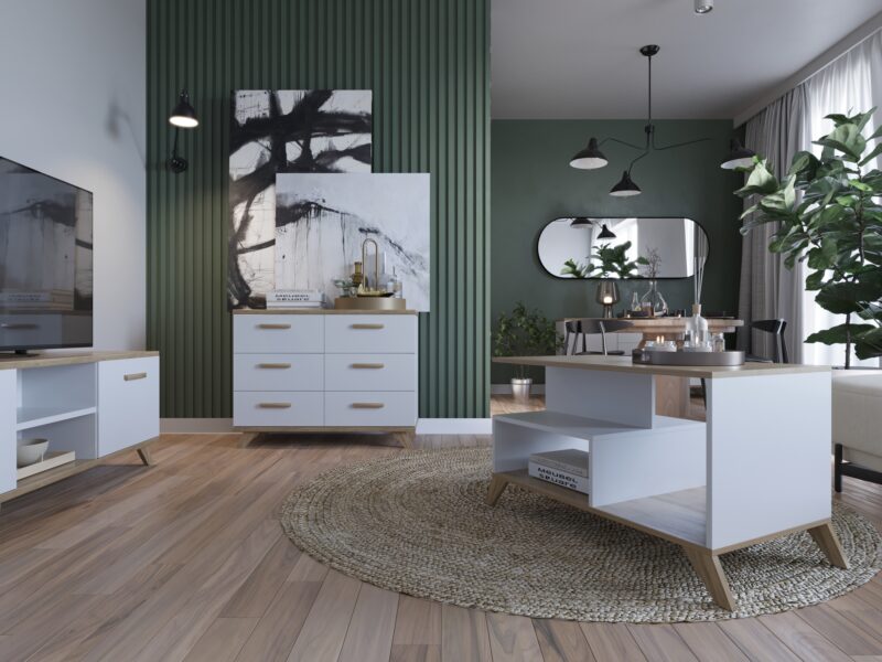 Salontafel Sindi 90cm - (kies een kleur)