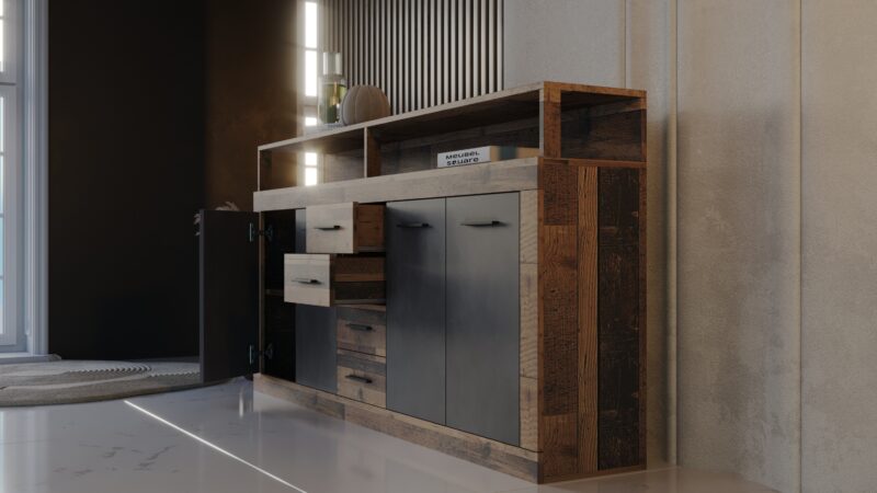 Dressoir Vantage 190cm – (kies een kleur)